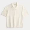 Boxy Kısa Kollu Kazak Polo