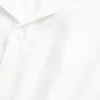 Boxy Kısa Kollu Keten Karışımlı Gömlek