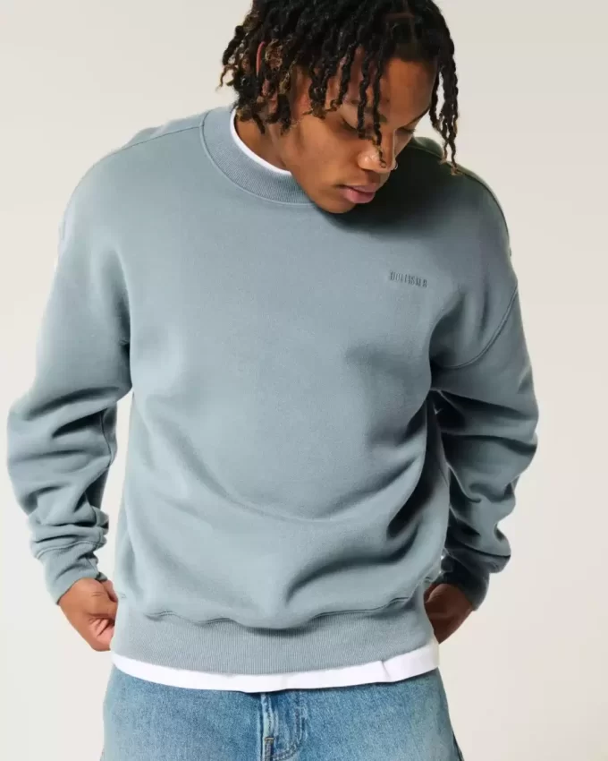 Boxy Logolu Mürettebat Sweatshirt