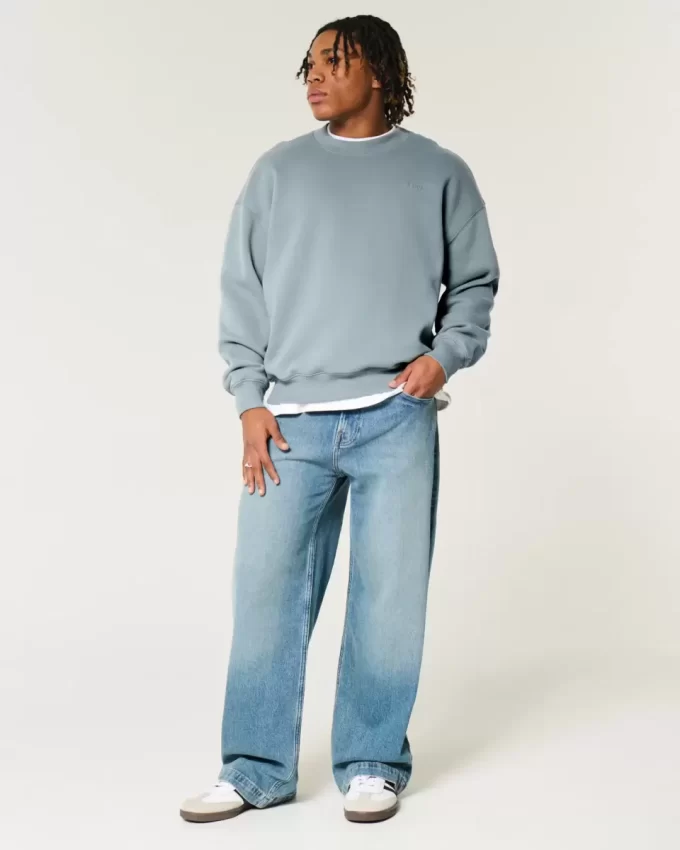 Boxy Logolu Mürettebat Sweatshirt