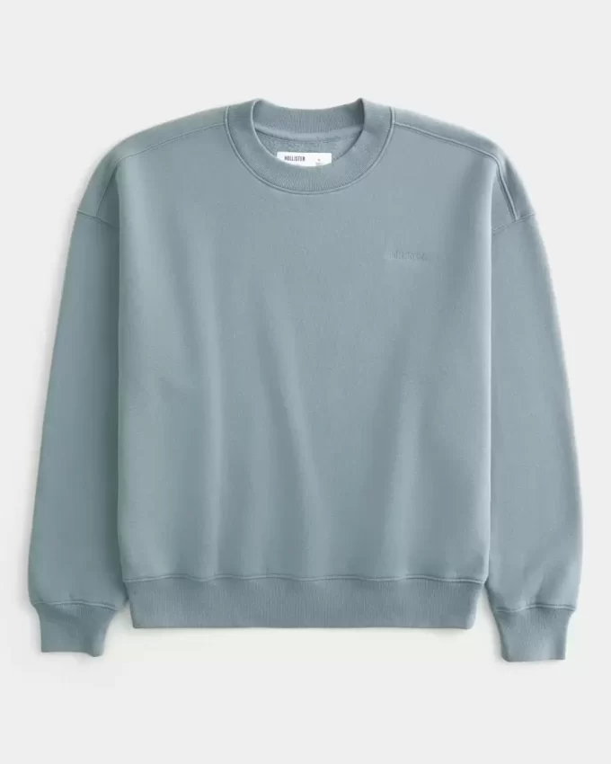 Boxy Logolu Mürettebat Sweatshirt