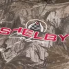 Boxy Shelby Grafik Kamuflaj Kapüşonlu Üst