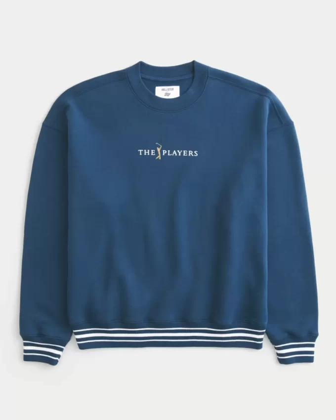 Boxy The Players Golf Grafikli Mürettebat Sweatshirt