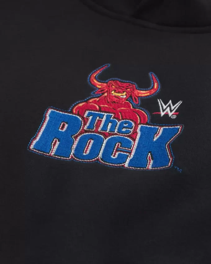 Boxy The Rock Grafik Kapüşonlu Üst
