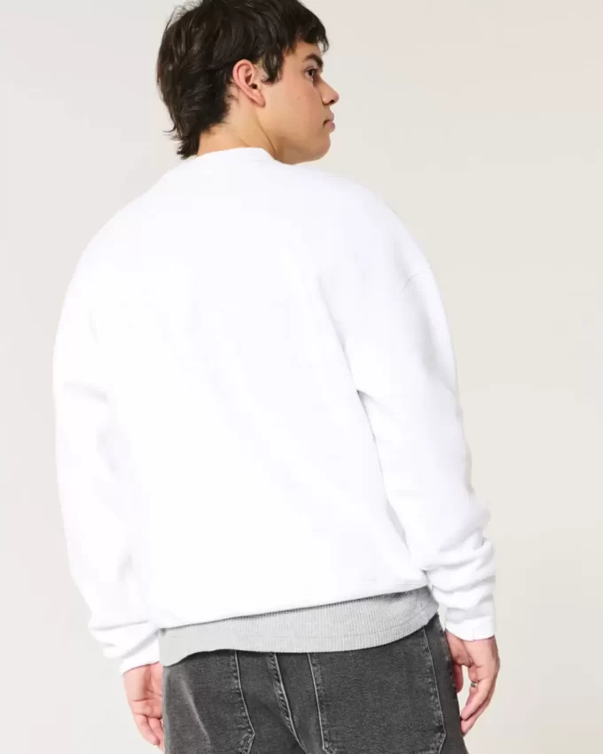 Boxy West Coast Marathon Grafikli Mürettebat Sweatshirt