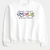 Boxy West Coast Marathon Grafikli Mürettebat Sweatshirt