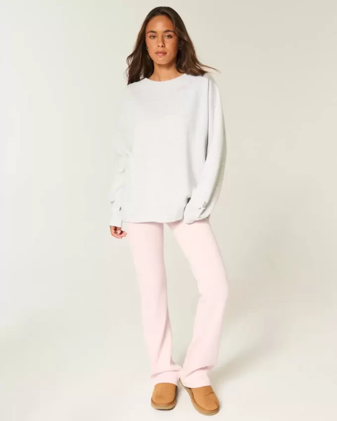 Büyük Boy ’26 Sınıfı Sırt Fiyonklu Sweatshirt