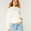 Büyük Boy ABD Grafik Kapüşonlu Sweatshirt