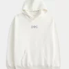Büyük Boy ABD Grafik Kapüşonlu Sweatshirt