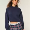 Büyük Boy Balıkçı Yaka Sweatshirt
