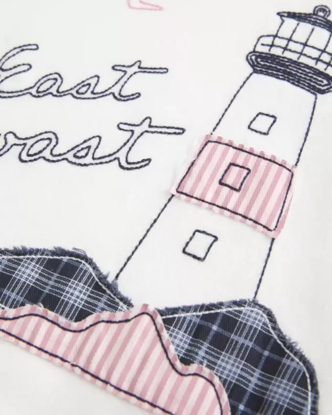 Büyük Boy Doğu Yakası Grafik Kapüşonlu Sweatshirt