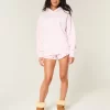 Büyük Boy Kıdemli Grafik Kapüşonlu Sweatshirt