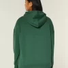 Büyük Boy Kıdemli Grafik Kapüşonlu Sweatshirt