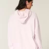 Büyük Boy Kıdemli Grafik Kapüşonlu Sweatshirt