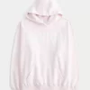 Büyük Boy Kıdemli Grafik Kapüşonlu Sweatshirt