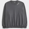 Büyük Boy Melek Kanatlı Grafikli Sweatshirt