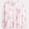 Büyük Boy Sırt Fiyonklu Sweatshirt