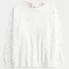 Büyük Boy Sırt Fiyonklu Sweatshirt