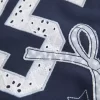 Büyük Boy Varsity Grafik Kapüşonlu Üst