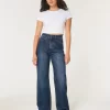 Curvy Ultra Yüksek Bel Koyu Yıkama Bol Pantolon