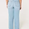 Curvy Ultra Yüksek Bel Orta Boy Bol Kesim Kot Pantolon