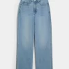Curvy Ultra Yüksek Bel Orta Boy Bol Kesim Kot Pantolon