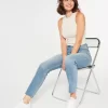 Curvy Ultra Yüksek Bel Orta Yıkama Mom Jean