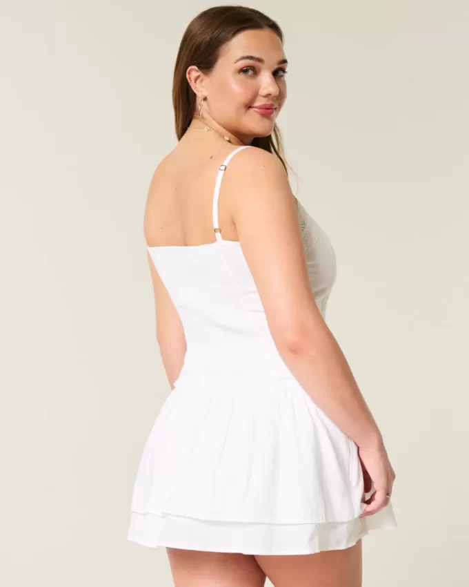 Dantelli Mini Elbise