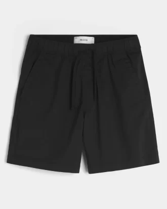 Diz Üstü Twill Şort