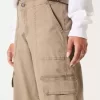Düşük Bel Bol Kargo Pantolon Düşük Bel Bol Kargo Pantolon