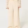 Düşük Bel Geniş Paça Pantolon Düşük Bel Geniş Paça Pantolon