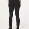 Düşük Bel Siyah Süper Dar Kot Pantolon Düşük Bel Siyah Süper Dar Kot Pantolon