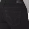 Düşük Bel Siyah Süper Dar Kot Pantolon Düşük Bel Siyah Süper Dar Kot Pantolon