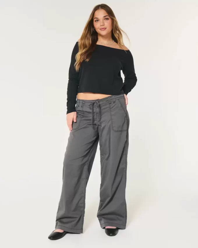 Düşük Bel Süper Bol Pantolon Düşük Bel Süper Bol Pantolon