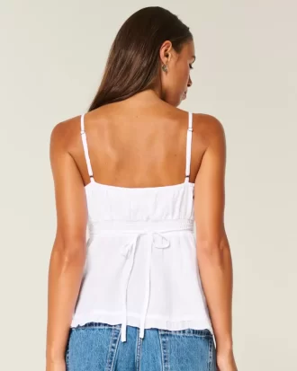 Düğmeli Babydoll Üst