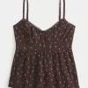 Düğmeli Babydoll Üst