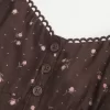 Düğmeli Babydoll Üst