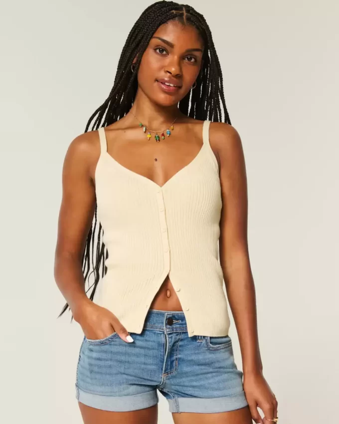 Düğmeli Kazak Tankı