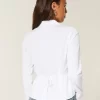 Düğmeli Poplin Gömlek