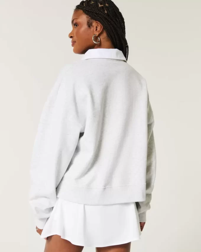 Easy Fleece West Village Grafikli Rugby Polo