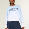 Easy Montauk New York Grafikli Mürettebat Sweatshirt Easy Montauk New York Grafikli Mürettebat Sweatshirt