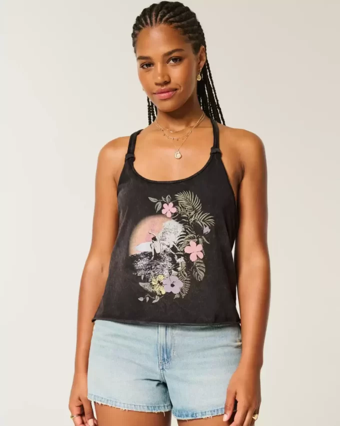Easy Trend Drop Surf Grafik Tankı