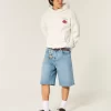 Ekstra Acı Biberli Grafik Kapüşonlu Sweatshirt