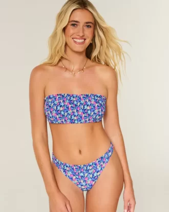 Fırfırlı Bandeau Bikini Üstü
