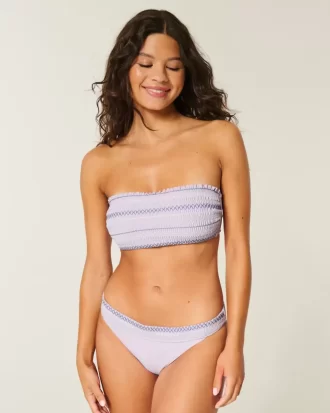 Fırfırlı Bandeau Bikini Üstü