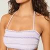 Fırfırlı Bandeau Bikini Üstü