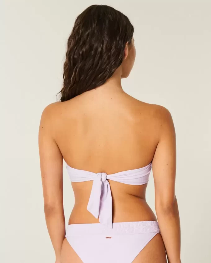 Fırfırlı Bandeau Bikini Üstü