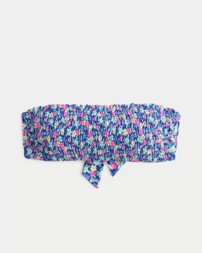 Fırfırlı Bandeau Bikini Üstü