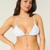 Fırfırlı Üçgen Bikini Üstü