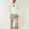 Garfield Grafikli Mürettebat Sweatshirt